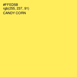 #FFED5B - Candy Corn Color Image